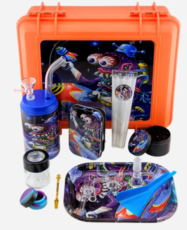 [T-1500-03] Smoking Kit  Hookah Cigarette  Case Suitcase Kit (Design 3)