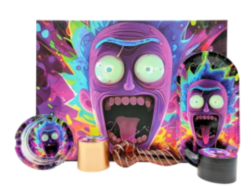 [T-1496-05] Window Box Glass  Smoking Pipe kit (Design 5)