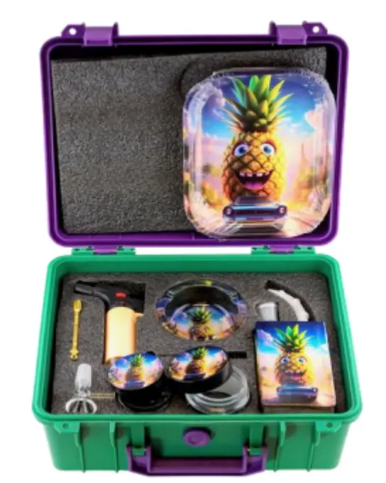 [T-1497-08]  Suitcase Juice  Bottle Set (Design 8)