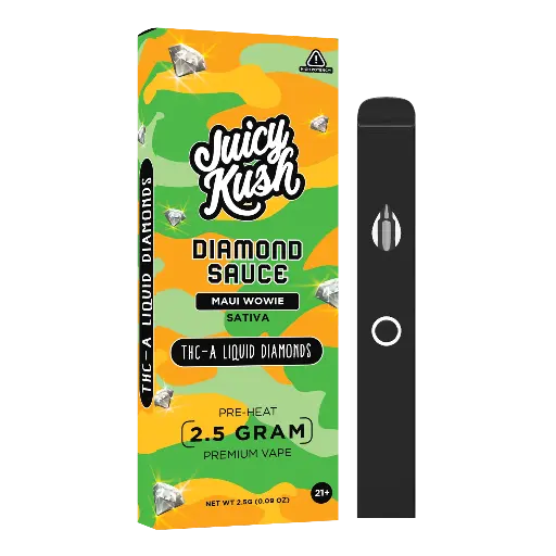 [T-1522-04] Juicy Kush THC-A 2.5g 5ct Disposable (Mimosa (Hybrid))