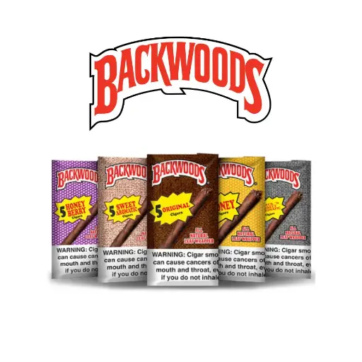 [T-1530-03] Backwoods 5pk Display of 8PK A Display (CHOCOLATE)