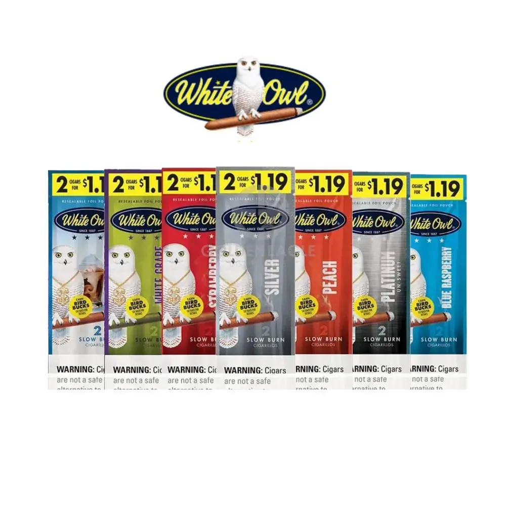 [T-1542-06] White Owl Cigarillos 2 For $1.19 Display of 30 (Emerald)