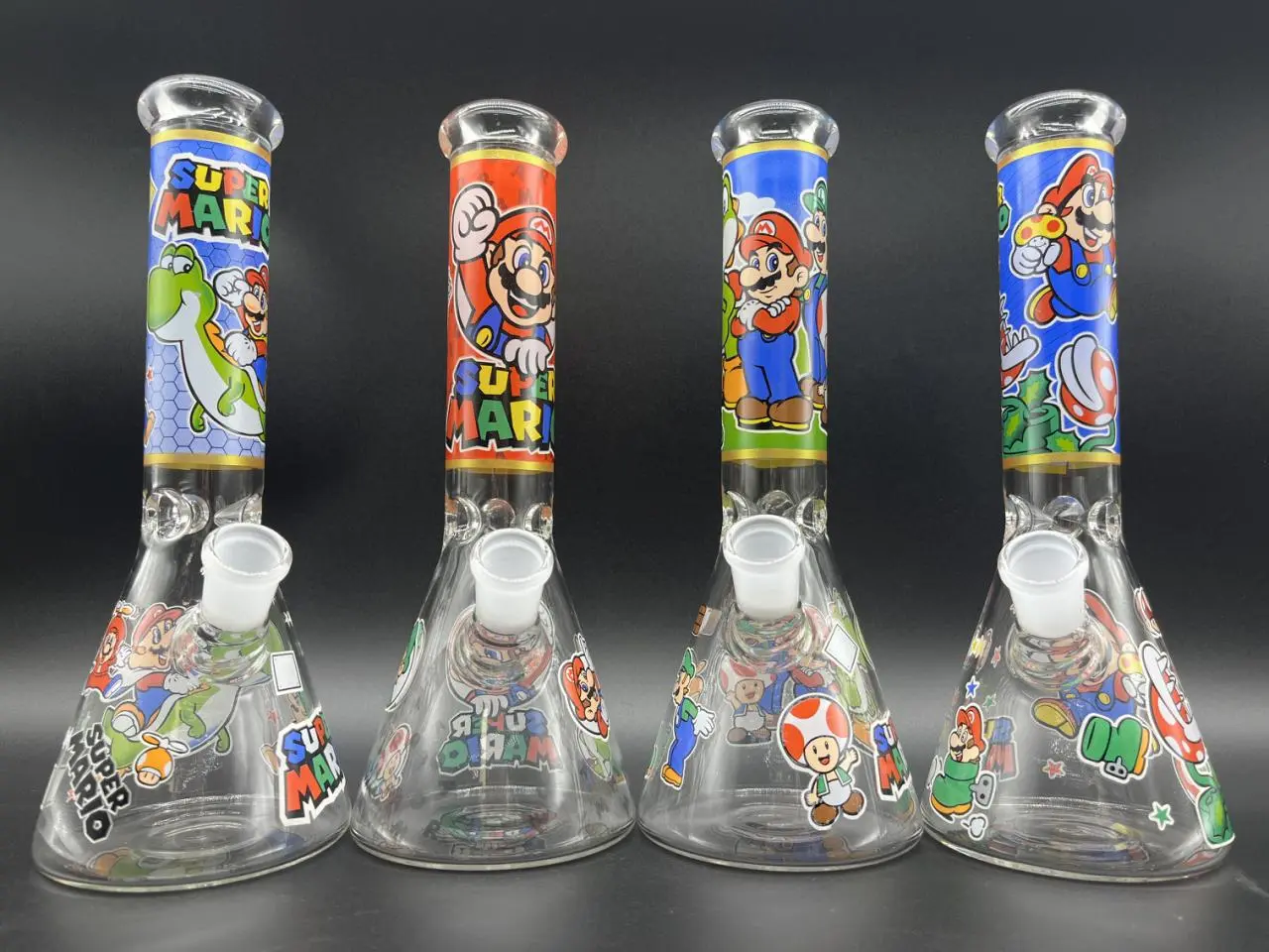 [T-1556-03] Waterpipe 10 Inch Printed Design  (HGB-A03)