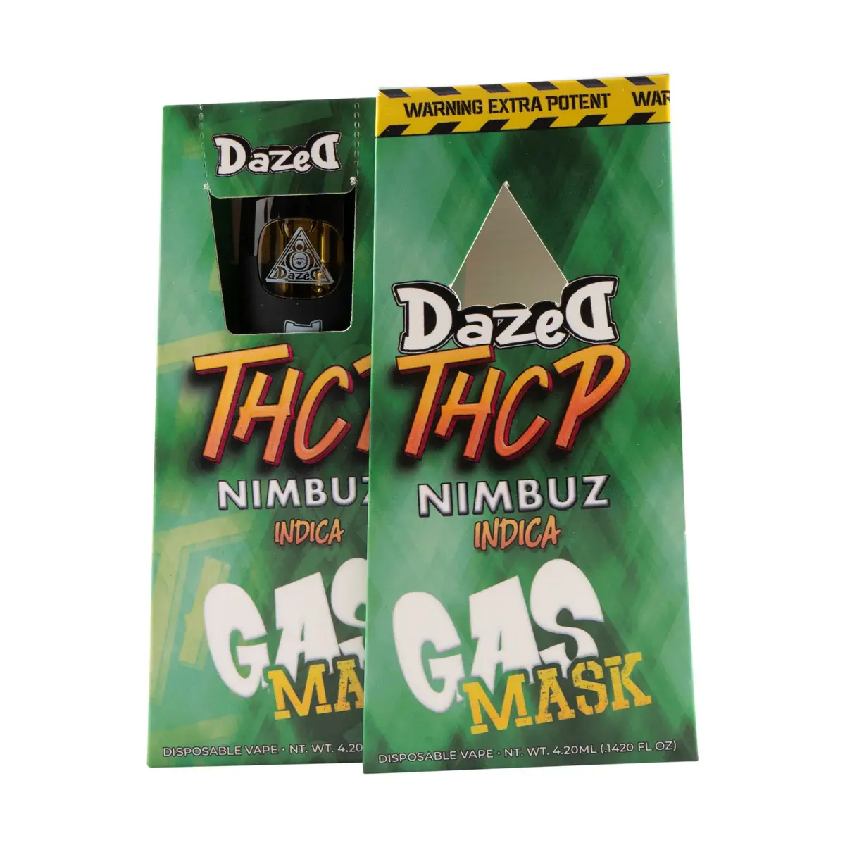 [T-1559-06] Dazed THC-P Nimbuz 4.2G Disposable Live Resin 5PK a Box (Gas Mask Indca)