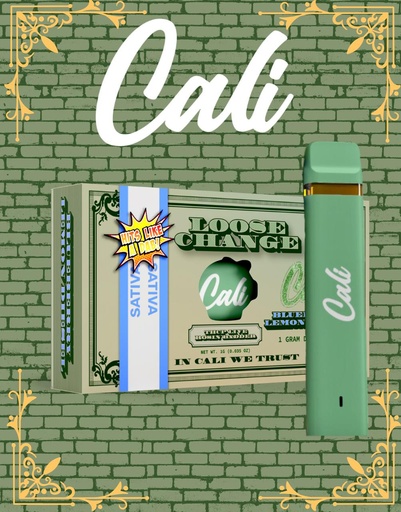 [T-1588-05] Cali Extract Loose Change 1G Disposable  (Maui Wowie)