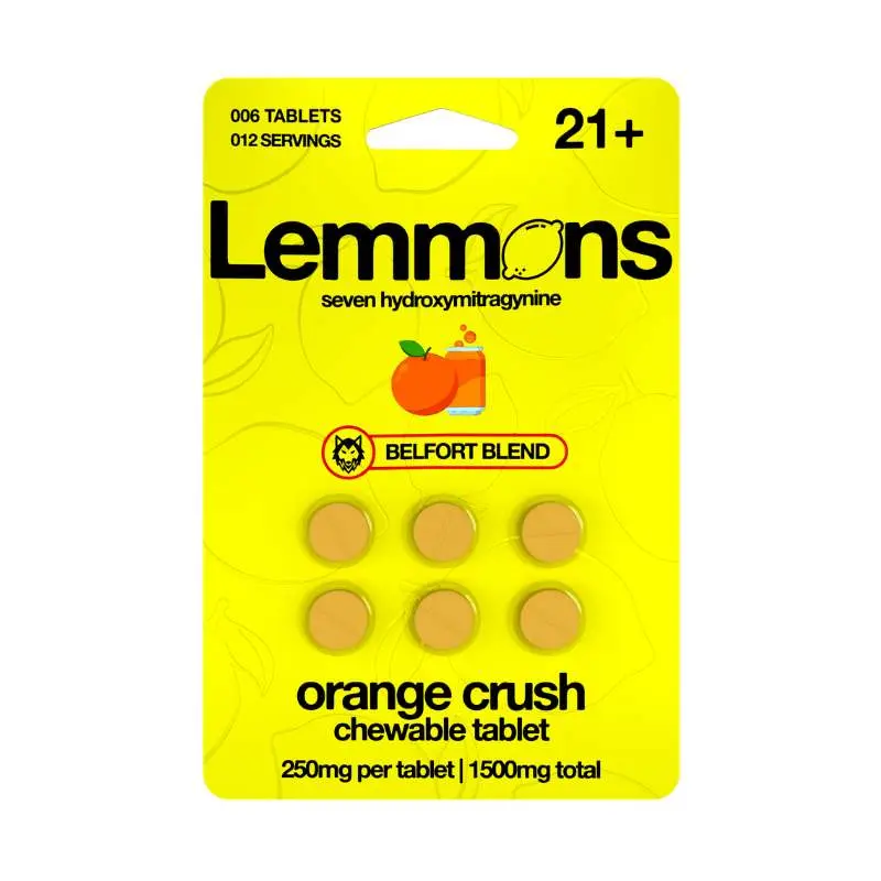 [T-1605-01] Lemmons 7-Hydroxy Tablets 6CT 250MG 6 Blisters (Blue Blast)