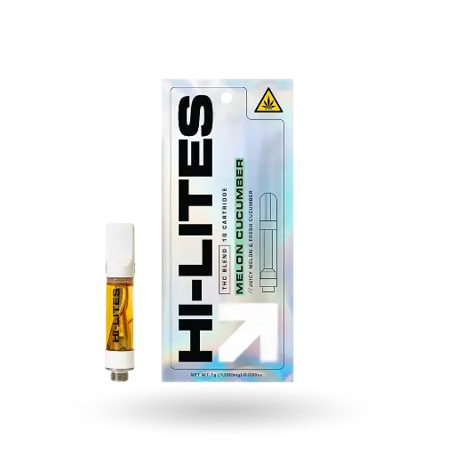 [T-1643-02] HI-LITES THC Blend Vape Cartridge 1G 6PK (Melon Cucumber)