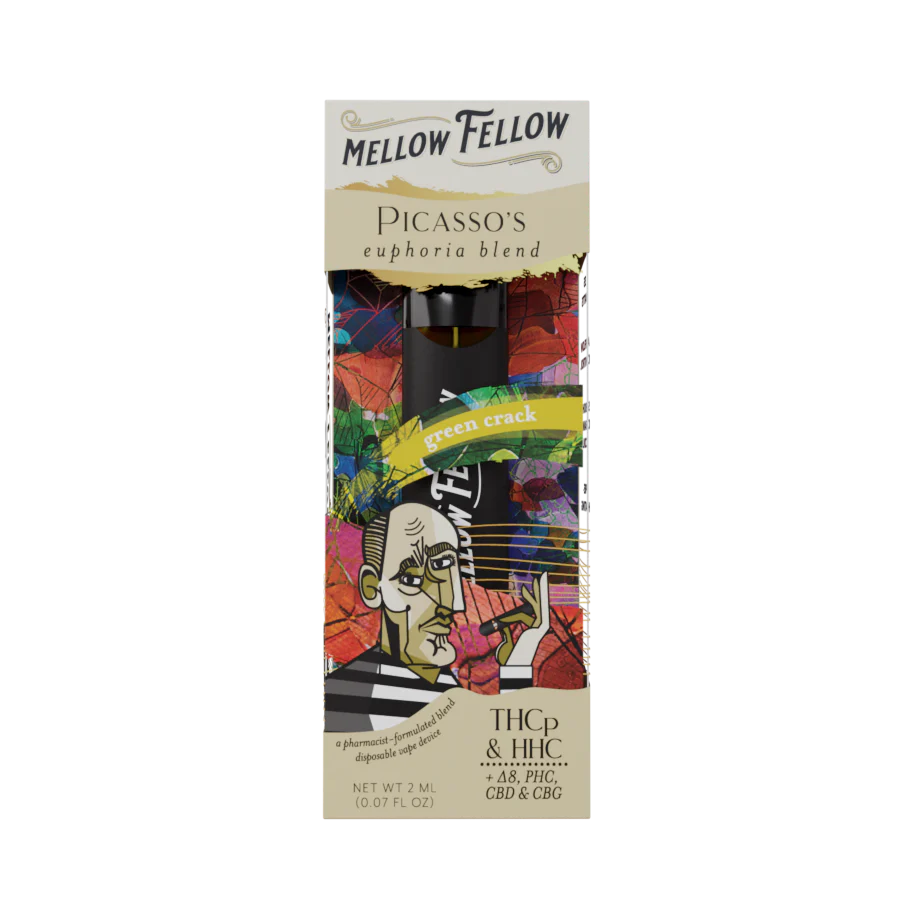 [T-1173-08] MELLOW FELLOW 2ML DISPOSABLE 6PK Box (Green Crack)