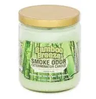 [Q-3568-17] SMOKE ODOR CANDLE 13OZ (Bamboo breeze)