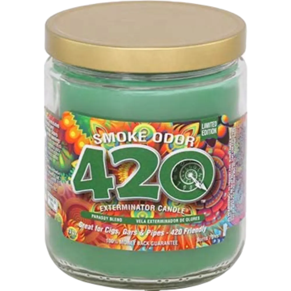 [Q-3568-37] SMOKE ODOR CANDLE 13OZ (420)