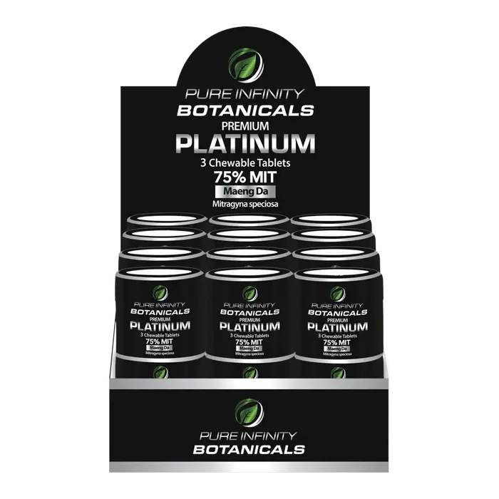 [Q-3178] PURE INFINITY BOTANICALS 75% PLATINUM 18CT - 3 CHEWABLE