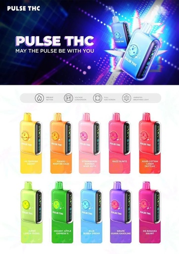 PULSE THC 5G THC-A THCP 5pk Box