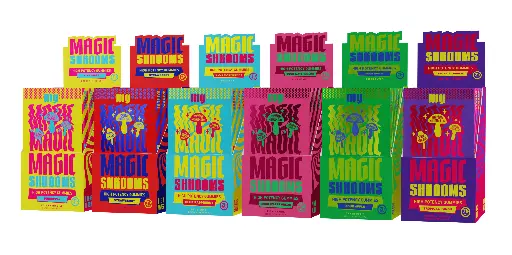 MY MAGIC MUSHROOM GUMMIES 10PC 6PK Display