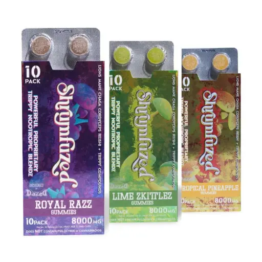 Dazed SHRUMFUZED GUMMIES 8000MG  10PK  5 PER BOX