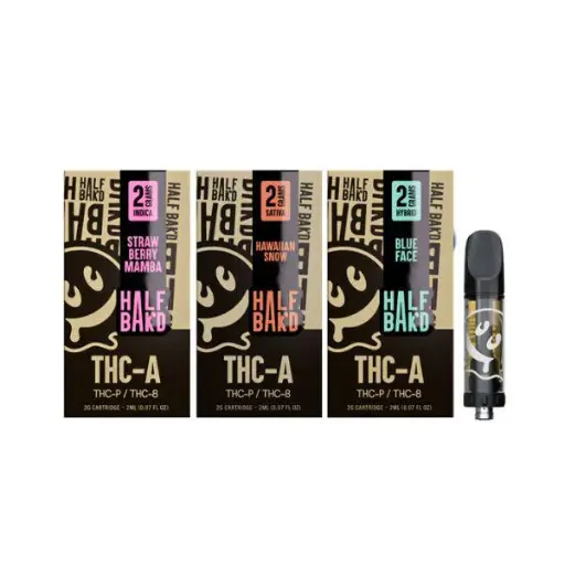 HALF BAK'D THC-A 2G CARTRIDGE 1CT