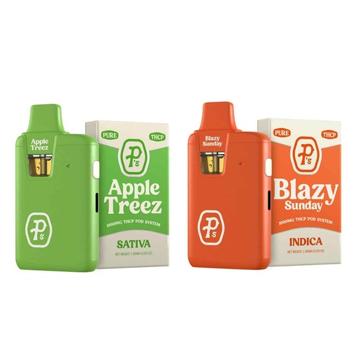 Pushin P's THC-P 1g Disposable 6pk Box