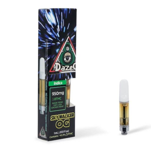 Dazed 1G Cart Delta 8 10PK