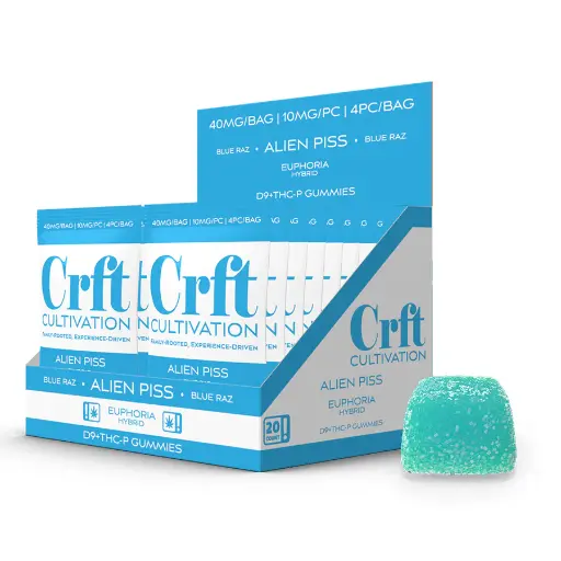 Crft Cultivation  Gummies 5MG D9+5MG THC-P 20Count
