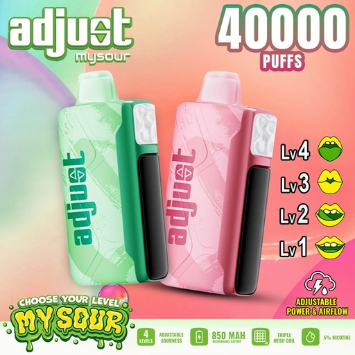 MYSOUR 40k 20ML 5PK DISPOSABLE SOUR