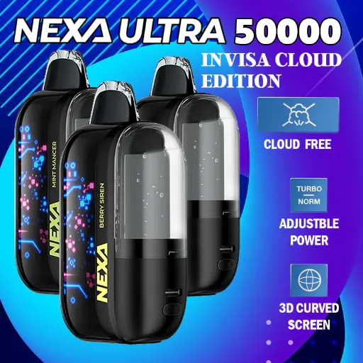 NEXA ULTRA  INVISA CLOUD 50K PUFF 100ML 5pk