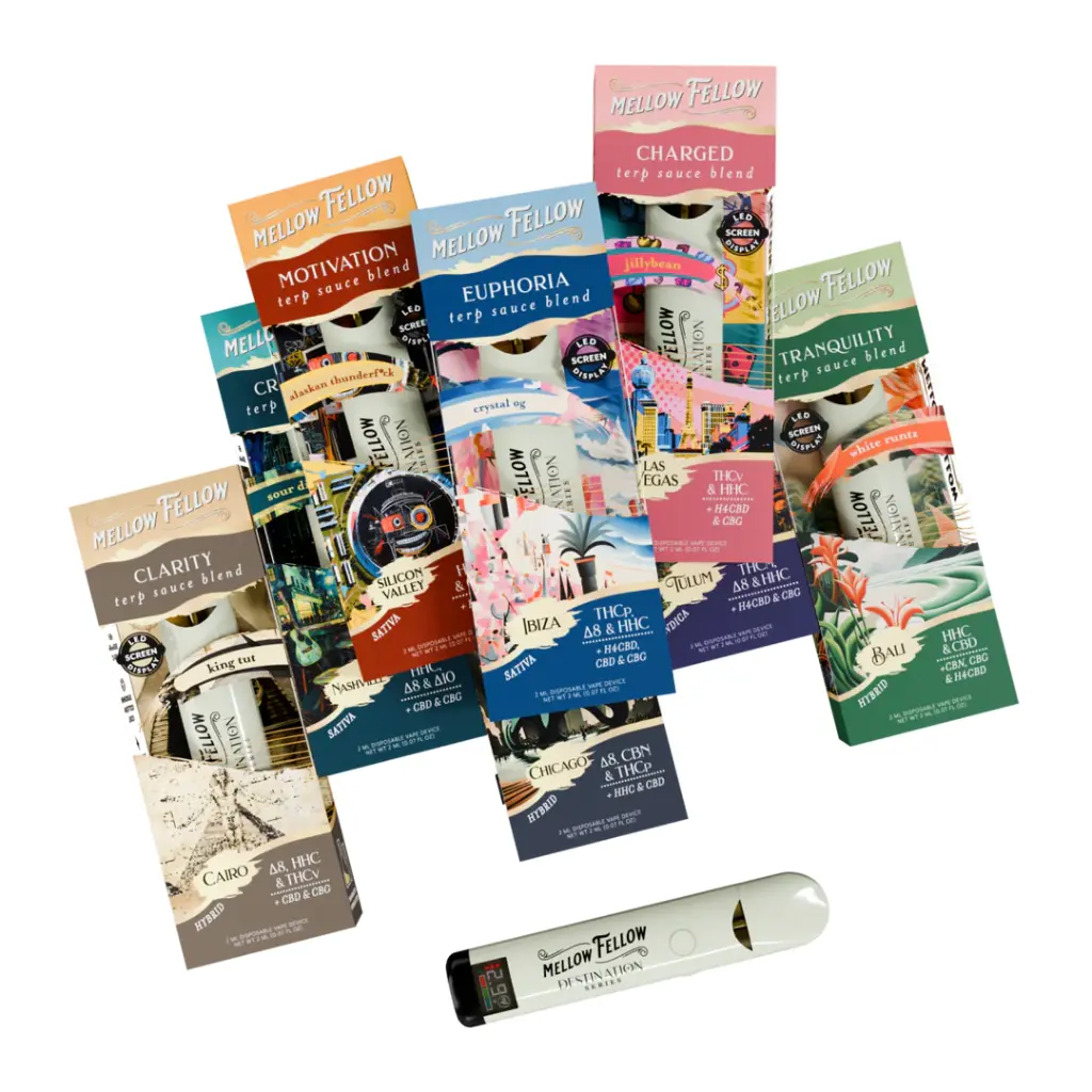 MELLOW FELLOW 2ML TERP SAUCE DISPOSABLE With Screen 6PK