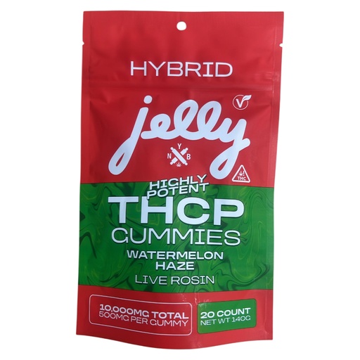 Jelly THC-P Gummy 10K MG 20Ct bags 500MG per PC