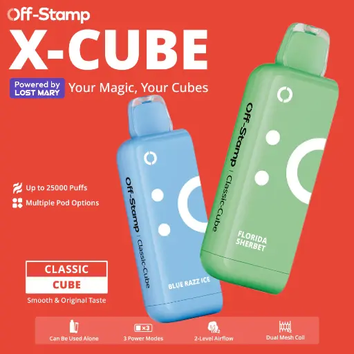 OFF STAMP CLASSIC CUBE 25K POD 5PK