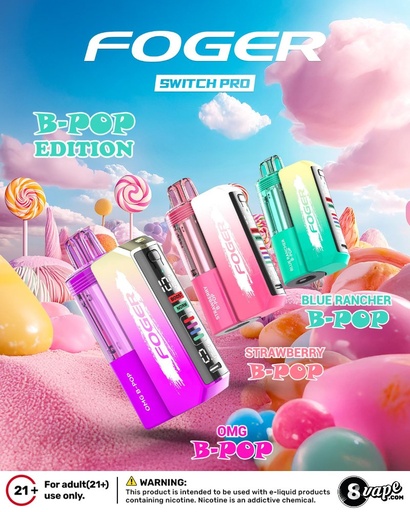 Foger Switch Pro 30K Kit 18ml 5PK B-POP