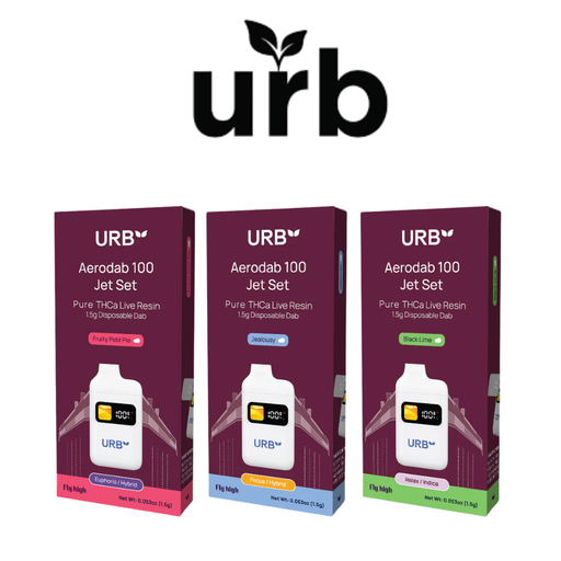 URB Aerodab 100 Jet Set 6ct 1.5g Disposable