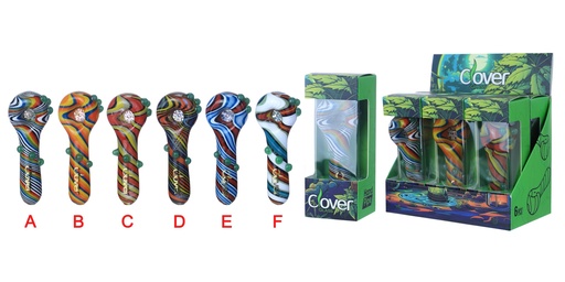 CLOVER HAND PIPE AMERICAN COLOR ROD 6PK DISPLAY