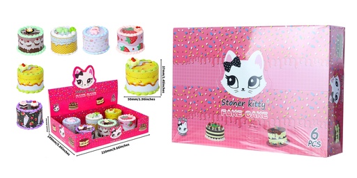 Clover Grinder Zinc Alloy  4 Part 6PC Display