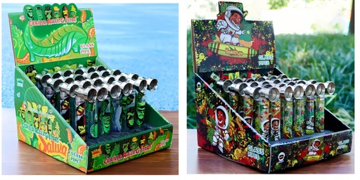 [T-1383] Clover Metal Pipe 24PC A Display