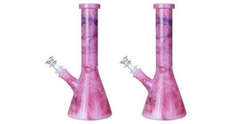 Clover Waterpipe Beaker Color Full 10Inch