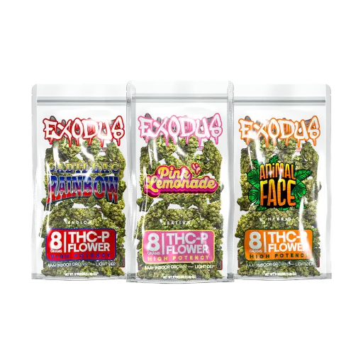 Exodus Flower 8 Gram THC-P High Potency 6PK