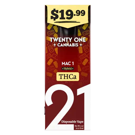 Twenty One Vape Disposable 2ml THC-A Pre-Priced $19.99 6PK