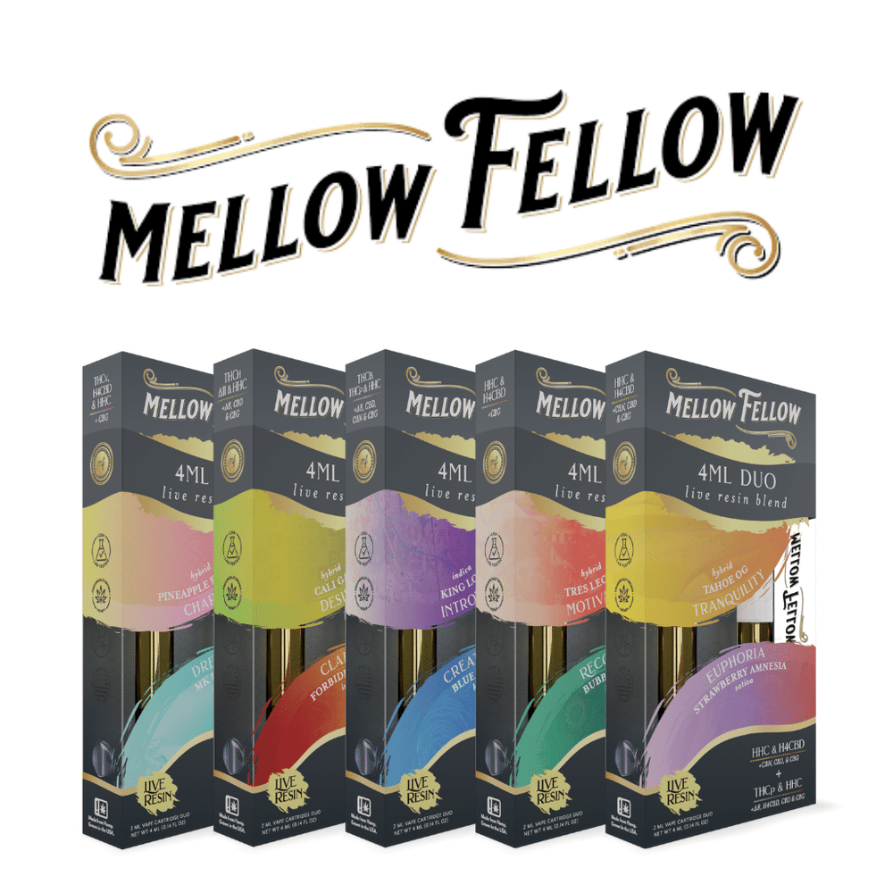 MELLOW FELLOW Live resin 4ML CARTRIDGE DUOS 6pk A BOX