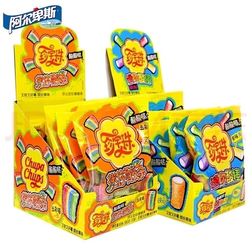 Exotic Chupa Chups Mini Gummy 55G 10PK A Box