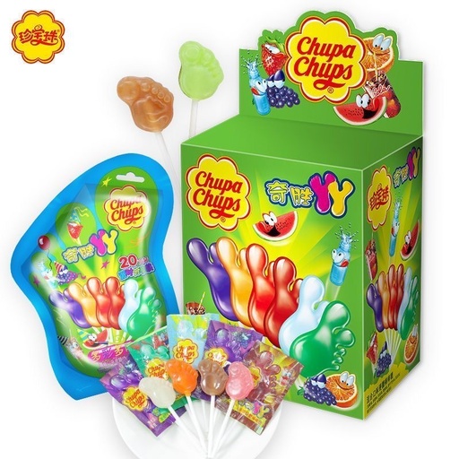 [Q-4994] Exotic Chupa Chups Lolipop Gummy Mixed 60Pcs