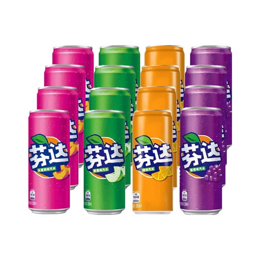Exotic Drink Fanta Can 330ml 12PK