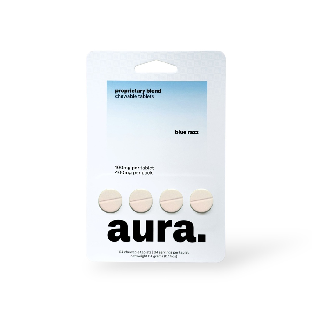 AURA Proprietary Blend 4 Chewable Tablets 100mg 10pk