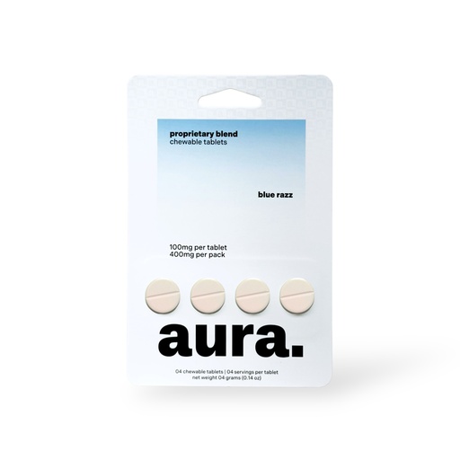 AURA Proprietary Blend 4 Chewable Tablets 100mg 10pk