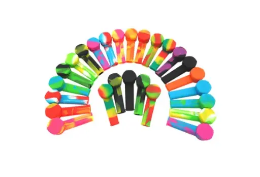 SILICONE MINI PIPE WITH LID