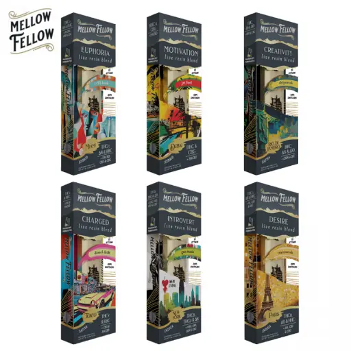 MELLOW FELLOW LIVE RESIN 2ML DISPOSABLE 6pk Box